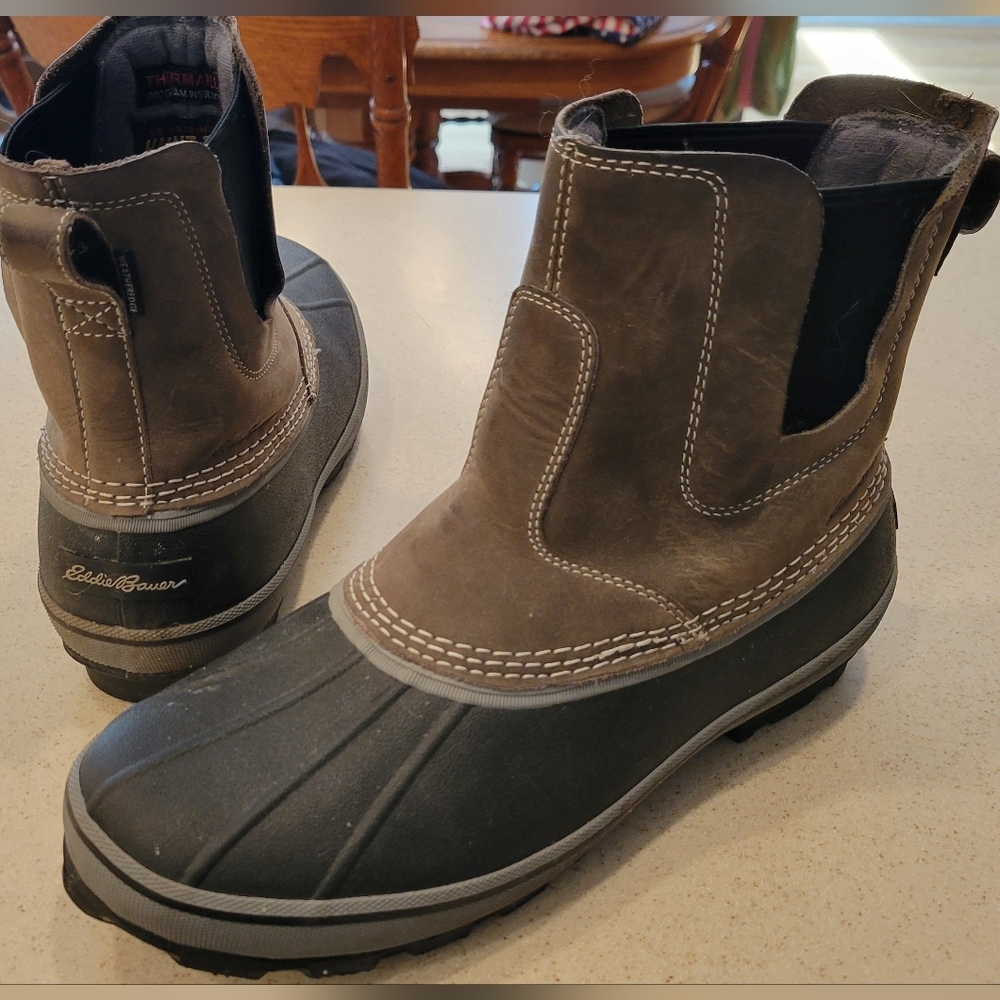 Eddie Bauer Men's Hunt Pac Slip-On Boots